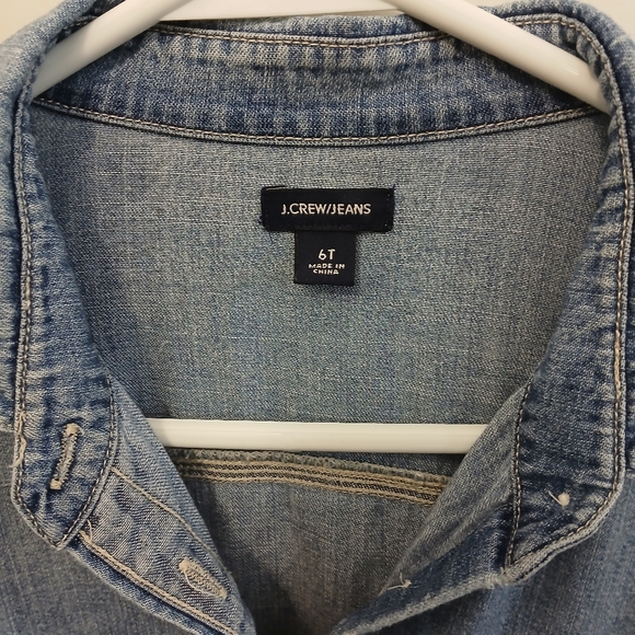 JCrew Chambray Denim Shirt - Picture 3 of 3